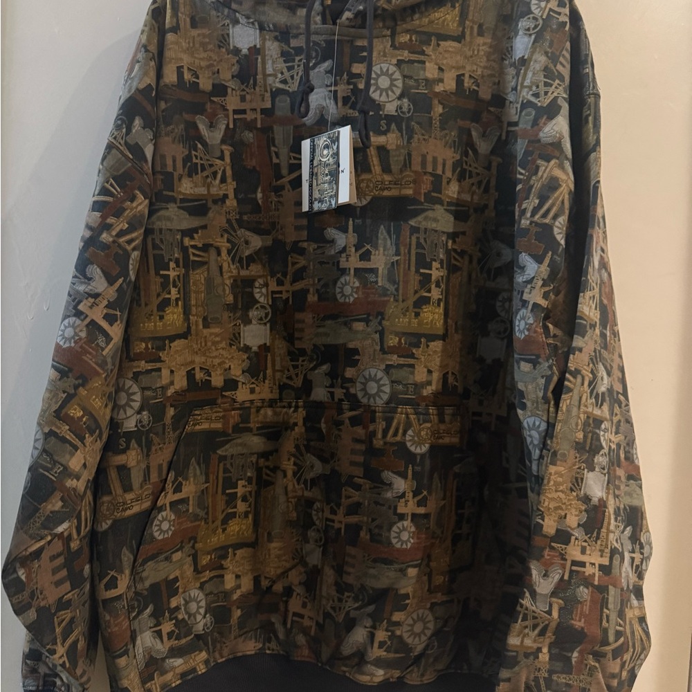 Tri-Mountain Performance - Oilfield Camo Hoodie, Size: Large. NWT